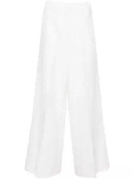 Широкие брюки с завышенной талией Fabiana Filippi, белый