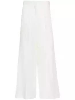 Широкие брюки с завышенной талией Fabiana Filippi, нейтральный