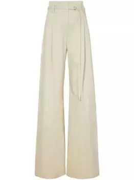 Широкие брюки с завышенной талией Proenza Schouler White Label, белый