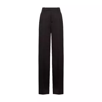 Широкие брюки Saint Laurent, черный