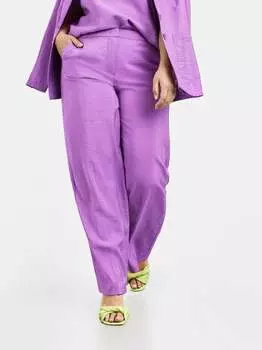 Широкие брюки Samoon, фиолетовый