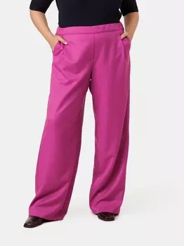 Широкие брюки Samoon, розовый