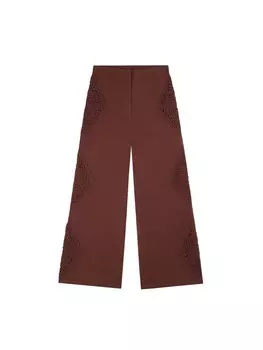 Широкие брюки Scalpers, коричневый