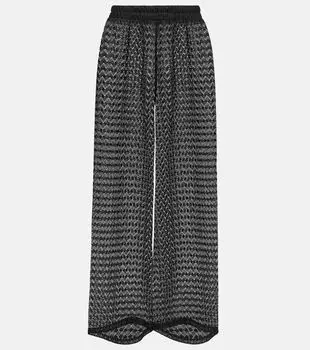 Широкие брюки sienna крючком Melissa Odabash, черный