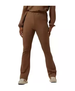 Широкие брюки Simple, коричневый