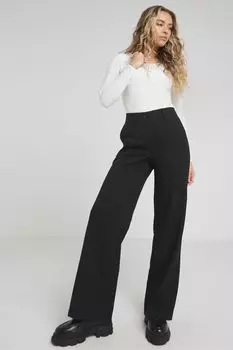 Широкие брюки Simply Be, черный