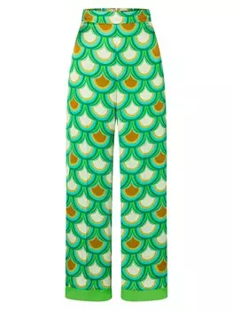 Широкие брюки со складками Ana Alcazar Kebly, смешанные цвета