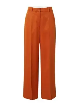 Широкие брюки со складками Atelier Rve Lenni, каштановый