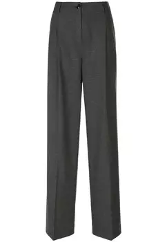 Широкие брюки со складками Basler, антрацит