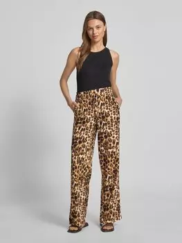 Широкие брюки со складками Christian Berg Woman, черный