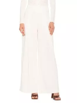 Широкие брюки со складками Elia Alexia Admor, слоновая кость