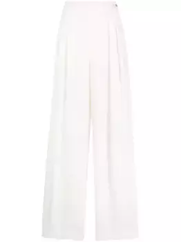 Широкие брюки со складками Fabiana Filippi, белый