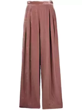 Широкие брюки со складками Fabiana Filippi, розовый