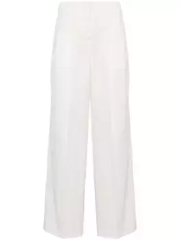 Широкие брюки со складками GOLDEN GOOSE, нейтральный