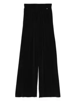 Широкие брюки со складками Herno, черный