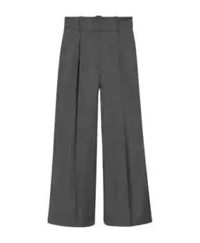 Широкие брюки со складками и глубокими складками. Ivy Oak, серый