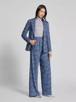 Широкие брюки со складками и шлевками для ремня, модель «CASTA2» Marella, синий