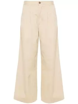 Широкие брюки со складками Levi's, бежевый