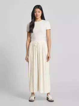 Широкие брюки со складками Marc Cain, песочный