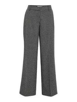 Широкие брюки со складками minus, черный