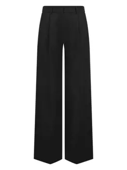 Широкие брюки со складками Nicowa Viniwia, черный