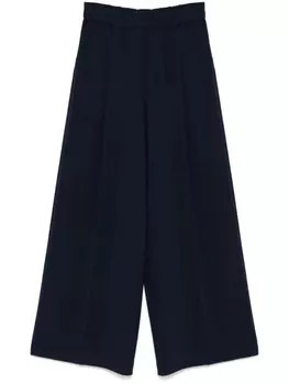 Широкие брюки со складками Patrizia Pepe, синий