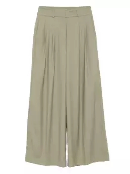 Широкие брюки со складками Peserico, зеленый