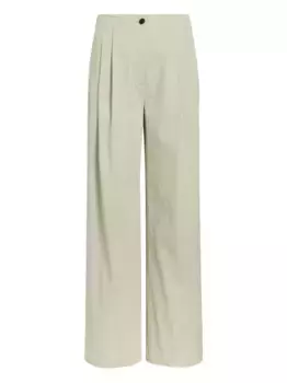 Широкие брюки со складками Proenza Schouler White Label, зеленый