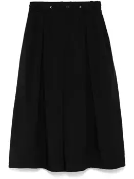 Широкие брюки со складками SONGZIO, черный