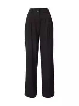 Широкие брюки со складками спереди Fiveunits Ellie, черный