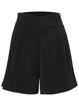 Широкие брюки со складками спереди Influencer, черный