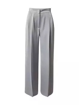 Широкие брюки со складками спереди MAX&Co. GELA, светло-серый