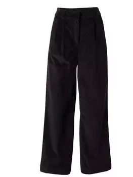 Широкие брюки со складками спереди mazine Niona, черный