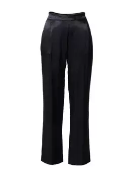 Широкие брюки со складками спереди MORE & MORE, черный