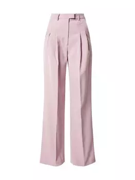 Широкие брюки со складками спереди Nasty Gal, пудра