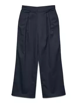 Широкие брюки со складками спереди VERO MODA AWSOVINA, ночной синий