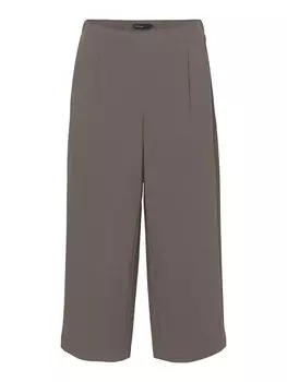 Широкие брюки со складками спереди VERO MODA COOKIE, мокко