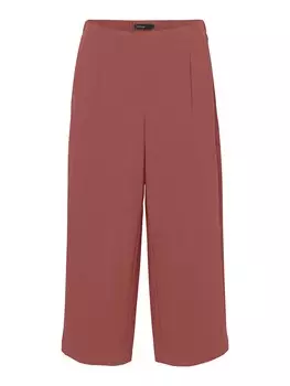Широкие брюки со складками спереди VERO MODA Cookie, пастельно-красный