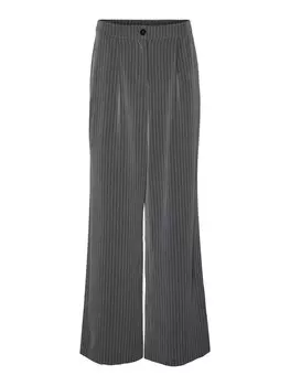 Широкие брюки со складками спереди Vero Moda NORA, серый/светло-серый