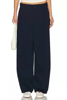 Широкие брюки со складками Wao, синий