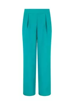 Широкие брюки со складкой спереди LolaLiza, синий