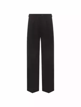 Широкие брюки со стрелками Anine Bing, черный