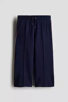 Широкие брюки со стрелками H&M, синий