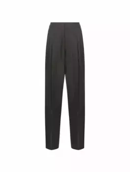 Широкие брюки со стрелками Jacquemus, черный