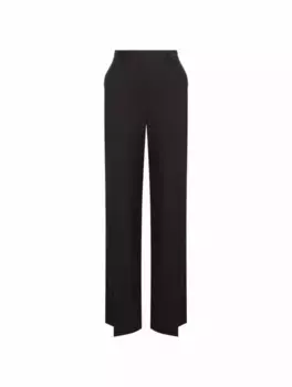 Широкие брюки со стрелками Kiton, черный