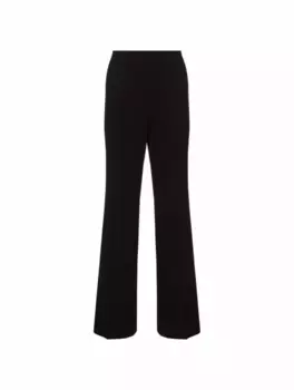 Широкие брюки со стрелками Roland Mouret, черный