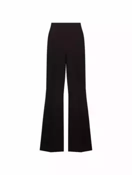 Широкие брюки со стрелками Roland Mouret, черный