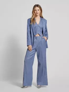 Широкие брюки со стрелками Swing, синий