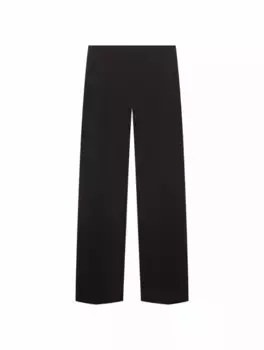 Широкие брюки со стрелками TOTEME, черный