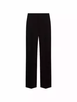 Широкие брюки со стрелками Valentino Garavani, черный